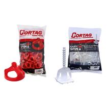 Kit Espaçador 1,0mm e Porca Niveladora Easy Spin Cortag