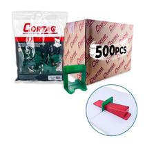 Kit Espaçador Nivelador Eco Cortag 500 Peças 1.0MM a 3.0MM Piso Porcelanato Acabamento e Nivelamento