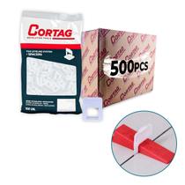 Kit Espaçador Nivelador Tradicional Cortag C/500 Pçs 0.5MM a 5.0MM Caixa Para Piso Cerâmica Porcelanato Acabamento e Nivelamento Profissional Kit Espaçador Nivelador Tradicional Cortag C/500 Pçs 0.5MM a 5.0MM Caixa Para Piso Cerâmica Porcelanato Acabamento e Nivelamento Profissional