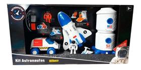 Kit Espacial Astronautas Com Figuras E Veículos Fun - F00244