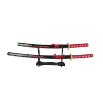 Kit Espada Katana Coleção Decoração Suporte Mesa Cosplay