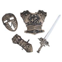 Kit Espada Medieval Espada Luva Mascara e Armadura Infantil Importway