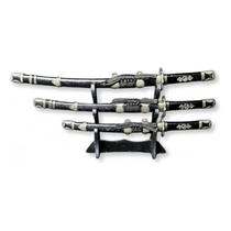 Kit Espadas Katanas Inox Colecionador Arts Marciais Kit Espadas Katanas Inox Colecionador Arts Marciais