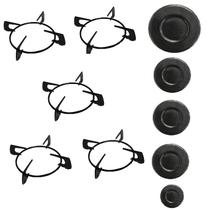 Kit Espalhador + Grelhas Peças Cooktop Fogão Fischer 5 Bocas Kit Espalhador + Grelhas Peças Cooktop Fogão Fischer 5 Bocas