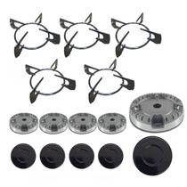 Kit Espalhador Tampas Queimador Grade Fogão 5 Bocas Fischer
