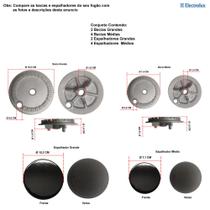 Kit espalhadores + bacias para fogões electrolux 76 ub