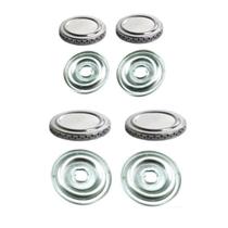 Kit Espalhadores de Alumínio + Queimadores Fogão Braslar Sirius 4 Bocas Kit Espalhadores de Alumínio + Queimadores Fogão Braslar Sirius 4 Bocas