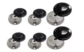 Kit Espalhadores E Bacias P/ Fogão Brastemp Ative 6 Bocas