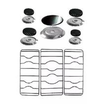 Kit Espalhadores + Grelhas Fogão Continental Novita 5 Bocas