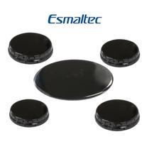 Kit Espalhadores TampaS Para Fogão Esmaltec Agata 5 Bocas