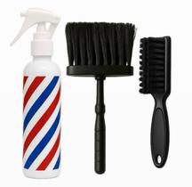 Kit Espanador Borrifador Escovinha Paraq Disfarce Barbeiro Kit Espanador Borrifador Escovinha Paraq Disfarce Barbeiro