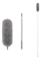 Kit Espanador Telescópico 4 em 1 Flexível Leve Limpeza Fácil