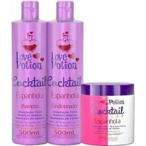 Kit espanhola - shampoo + máscara + condicionador - love potion