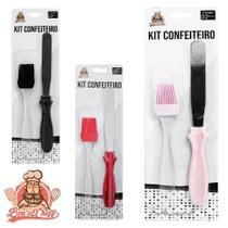 Kit Espatula Confeiteiro + Pincel Culinario 2 Pecas Bon Chef