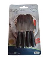 Kit espátula de aço inóx (4 peças) Kit espátula de aço inóx (4 peças)