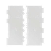 Kit Espátula Decorativa Retangular 3/4 C/2Pcs R.Ft351 Silver Chef Kit Espátula Decorativa Retangular 3/4 C/2Pcs R.Ft351 Silver Chef