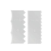 Kit Espátula Decorativa Retangular 5/6 C/2Pcs R.Ft352 Silver Chef Kit Espátula Decorativa Retangular 5/6 C/2Pcs R.Ft352 Silver Chef