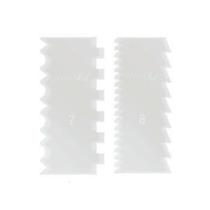 Kit Espátula Decorativa Retangular 7/8 C/2Pcs R.Ft353 Silver Chef Kit Espátula Decorativa Retangular 7/8 C/2Pcs R.Ft353 Silver Chef