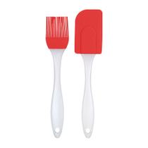 Kit espatula + pincel silicone para confeitaria e bolos Kit espatula + pincel silicone para confeitaria e bolos