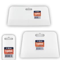 Kit Espátula Plástica Massa Corrida 4,5 Cm, 13,1 Cm E 20 Cm