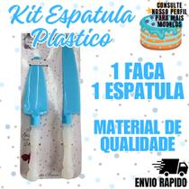Kit Espatula Plastico Bolo Aniversario Decoraçao Comemoraçao