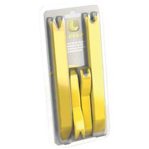 Kit Espátula Removedora De Painel/Grampo/Moldura Amarelo Plasticar