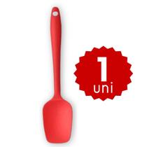 Kit Espátula Reta 21cm Silicone Premium Não Risca Panelas Resistente Cozinhar Refogar Kit Espátula Reta 21cm Silicone Premium Não Risca Panelas Resistente Cozinhar Refogar