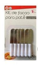 Kit Espátulas 6 Peças para Patê - TOP HOUSE Kit Espátulas 6 Peças para Patê - TOP HOUSE