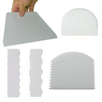 Kit Espatulas Confeitaria Decorativas Raspadeira Meia Lua Kit Espatulas Confeitaria Decorativas Raspadeira Meia Lua