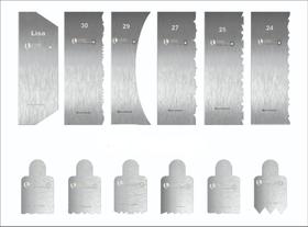 Kit Espátulas Decorativas Confeitar Bolo Aço Inox Doçura