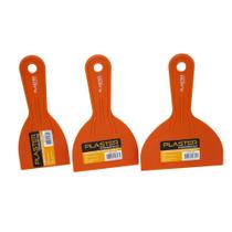 Kit Espátulas Plásticas Plaster- 3 Peças