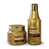 Kit Especial Banho de Verniz com Shampoo 300ml Máscara 250g