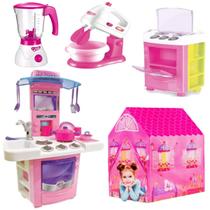 Kit Especial Brinquedos Menina Barraca Com Acessórios Kids