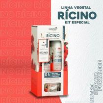 Kit Especial Capilar de Rícino - Linha Vegetal 4 x 1 - Vegetal do Brasil