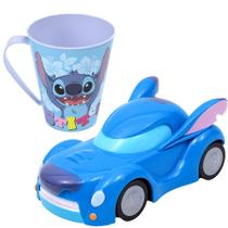 Kit Especial Carrinho Kart Lilo Stitch 13cm de Fricção + Caneca Kit Especial Carrinho Kart Lilo Stitch 13cm de Fricção + Caneca