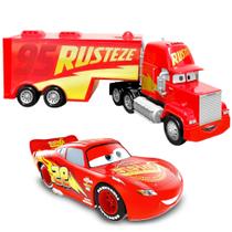 kit Especial Cars Relâmpago Mcqueen + Caminhão Mack Original