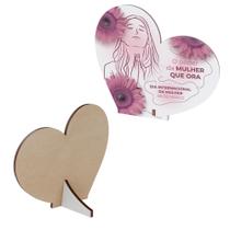 Kit Especial com 10 Lembrancinhas de Coração para o Dia das Mulheres
