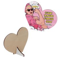 Kit Especial com 10 Lembrancinhas de Coração para o Dia das Mulheres