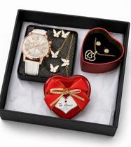 Kit Especial Conjunto relógio e conjunto joias