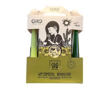 Kit especial de mandacaru linha spa viva o sertao-flora pura