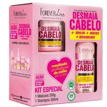 Kit Especial Desmaia Cabelo Forever Liss Shampoo 300ml e Máscara 200g