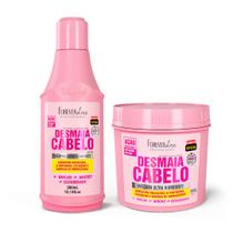 Kit Especial Desmaia Cabelo Forever Liss Shampoo 300ml e Máscara 200g Kit Especial Desmaia Cabelo Forever Liss Shampoo 300ml e Máscara 200g