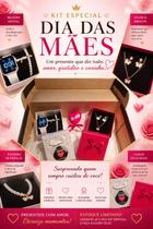 Kit Especial Dia das Mães Relógio Digital Led com Pulseira e conjunto de corrente brincos