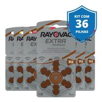 Kit Especial Pilha Auditiva Rayovac Tam 312 - Leve 6 Pague 5