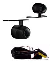 Kit Espelho Retrovisor Monitor Com Câmera De Ré Tela Lcd 4,3