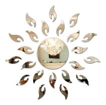 Kit Espelhos Decorativos Acrílico Sol - 60 Cm Kit Espelhos Decorativos Acrílico Sol - 60 Cm