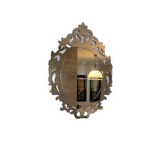 Kit Espelhos Decorativos Venezianos Ddek Cagliari 3 Peças