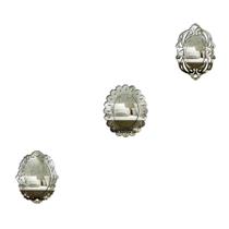 Kit Espelhos Decorativos venezianos Pegui Urbino 3 peças