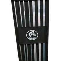 Kit espeto alumínio, jogo com 5 espetos com suporte preto, 3 simples e 2 duplos Kit espeto alumínio, jogo com 5 espetos com suporte preto, 3 simples e 2 duplos