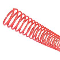 Kit Espiral Para Encadernação Vermelho 40Mm 350 Folhas 20Un